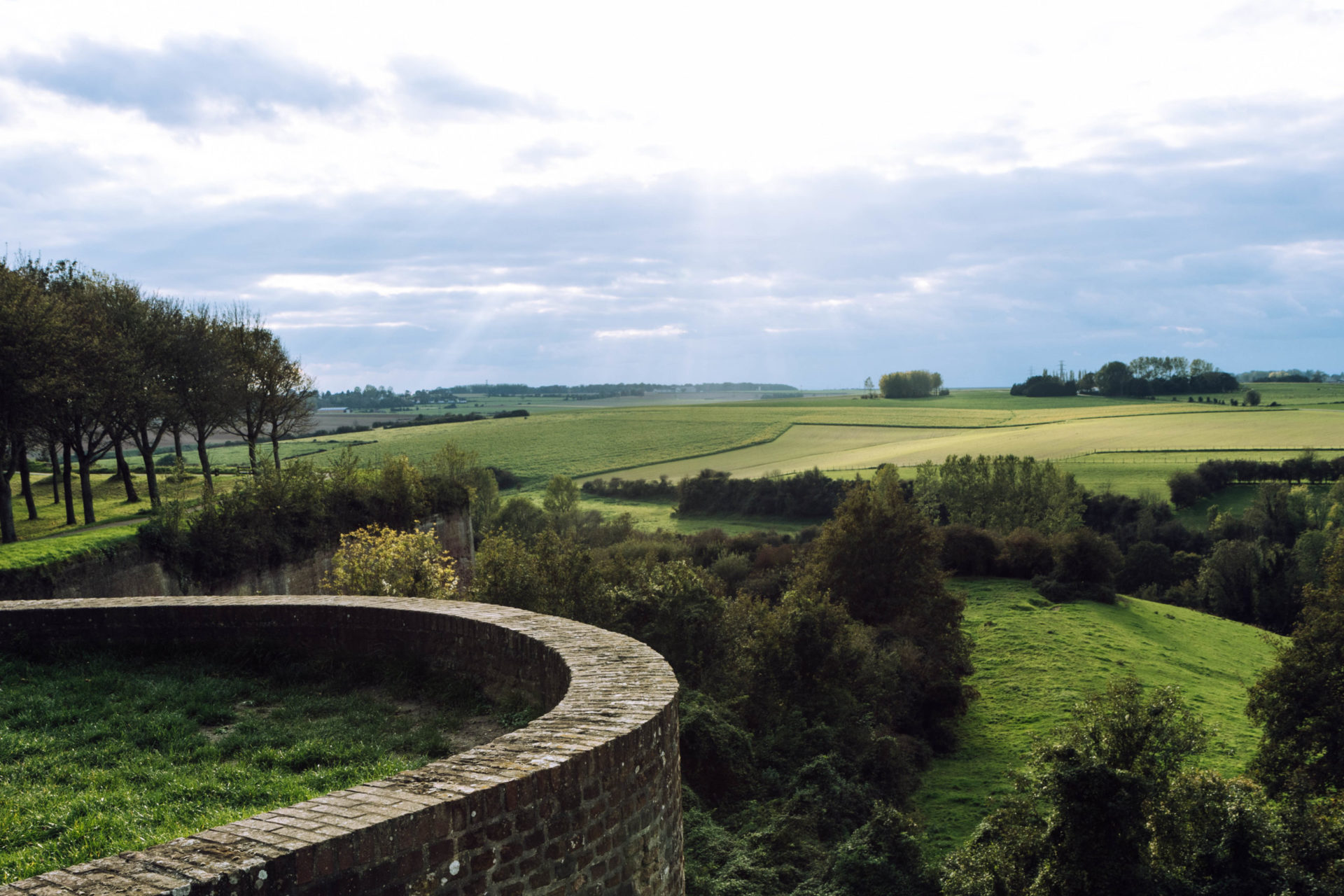 rempart vue sur la plaine